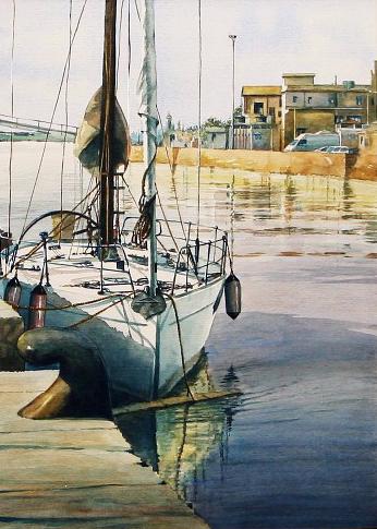 Barca - - Acquarello - cm 25 x35 .jpg
